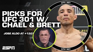 Chael Sonnen likes Jose Aldo (+120) to beat Jonathan Martinez at #UFC301 👀 | UFC Live