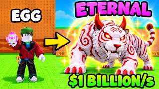 I Got a $1 BILLION/s ETERNAL ONI TIGER in Steal an Egg!