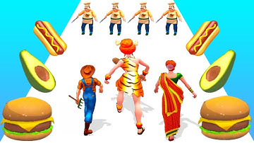 Vegan Run 3D (FUNNIEST APP GAME MOMENT) All Level Gameplay Walkthrough iOS, Android Part 1-vr