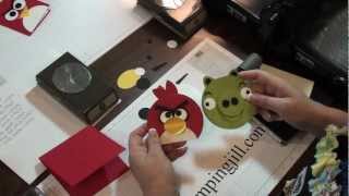 Stamping Jill - Angry birds card