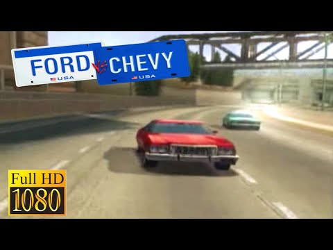 Ford vs. Chevy [1080p][60fps] - Full Game Walkthrough (All Gold)