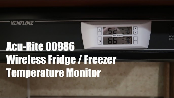 AvaTemp 2 1/2 Dial Refrigerator / Freezer Thermometer