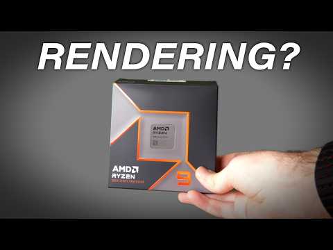 Сравнение Ryzen 9950X и 5900X в Blender! Влияет ли процессор на производительность рендеринга?