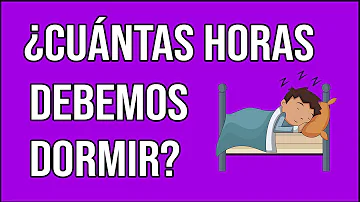 ¿Qué grupo de edad necesita dormir más?