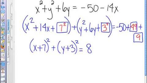 Graphing Circles not in standard form Pt 2
