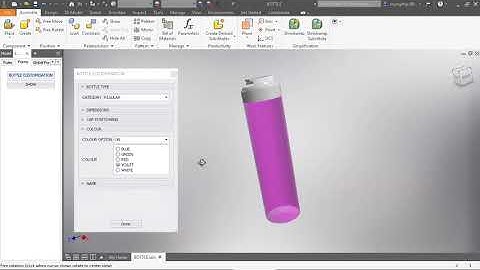 Design automation and customisation using Autodesk Inventor iLogic