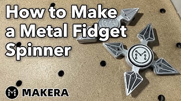 How to Make a Metal Fidget Spinner using a CNC
