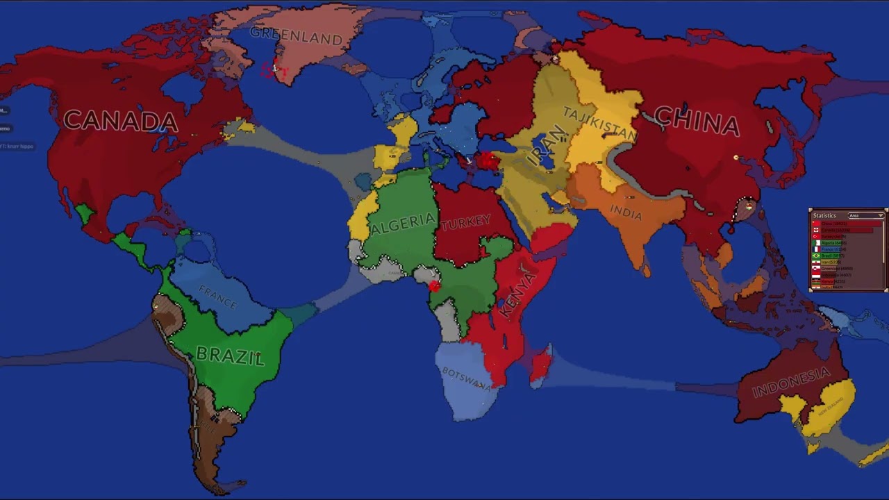 WW3 Scenario | Timelapse | 25x Speed | Age of Conflict