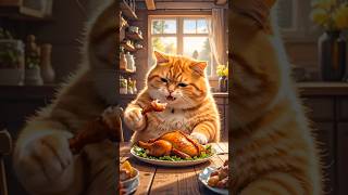 Are CATS the ULTIMATE Master Chefs of the FOOD World? #Veo2 #n8n #AlVideoGenerator😺 #funnyvideo 🐓