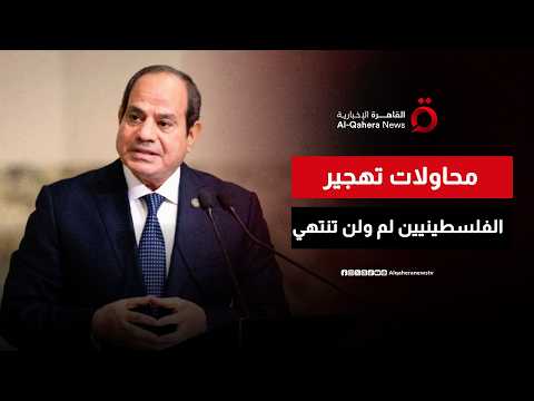 الرئيس المصري: عدم تسوية القضية الفلسطينية سبب عدم الاستقرار في المنطقة