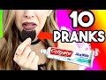10 EASY PRANKS TO PULL ON FRIENDS + FAMILY!