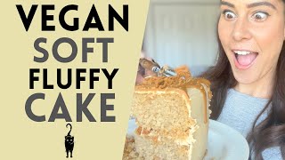 How to make a VEGAN FLUFFY CAKE: Vegan baking TIPS  to eggless fluffy sponge cakes screenshot 2