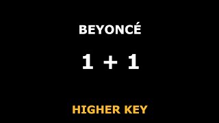 Beyonce - 1 + 1 - Piano Karaoke [HIGHER]