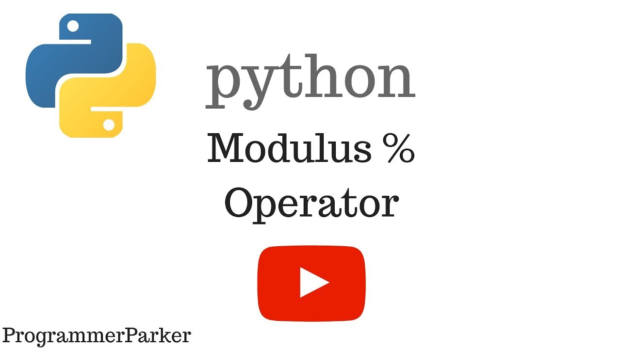 modulus operator คือ  New Update  Modulus Operator | Python Tutorial