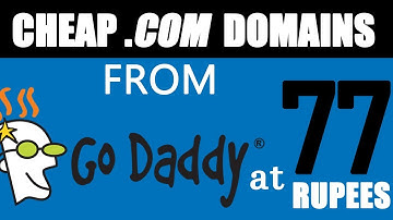 How To Buy a .COM domain for just 77RS| Buy Cheap Domain Names from Godaddy