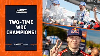 Two-Time Champions in the WRC!