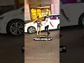 Man Blocking Road Gets Instant Karma