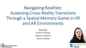 Teaser: Navigating Realities: Assessing Cross-Reality Transitions Through a Spatial Memory Game.