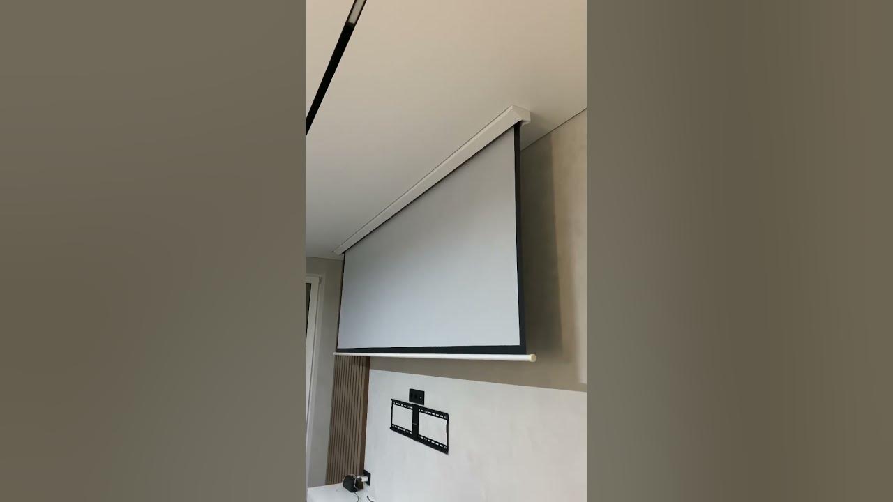 Интегрированный проектор в натяжной потолок 🤘 - YouTube