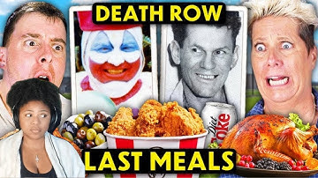 “Trying and Ranking Creepy Death Row Last Meals! Ft. Thomas Sanders” | REACTION