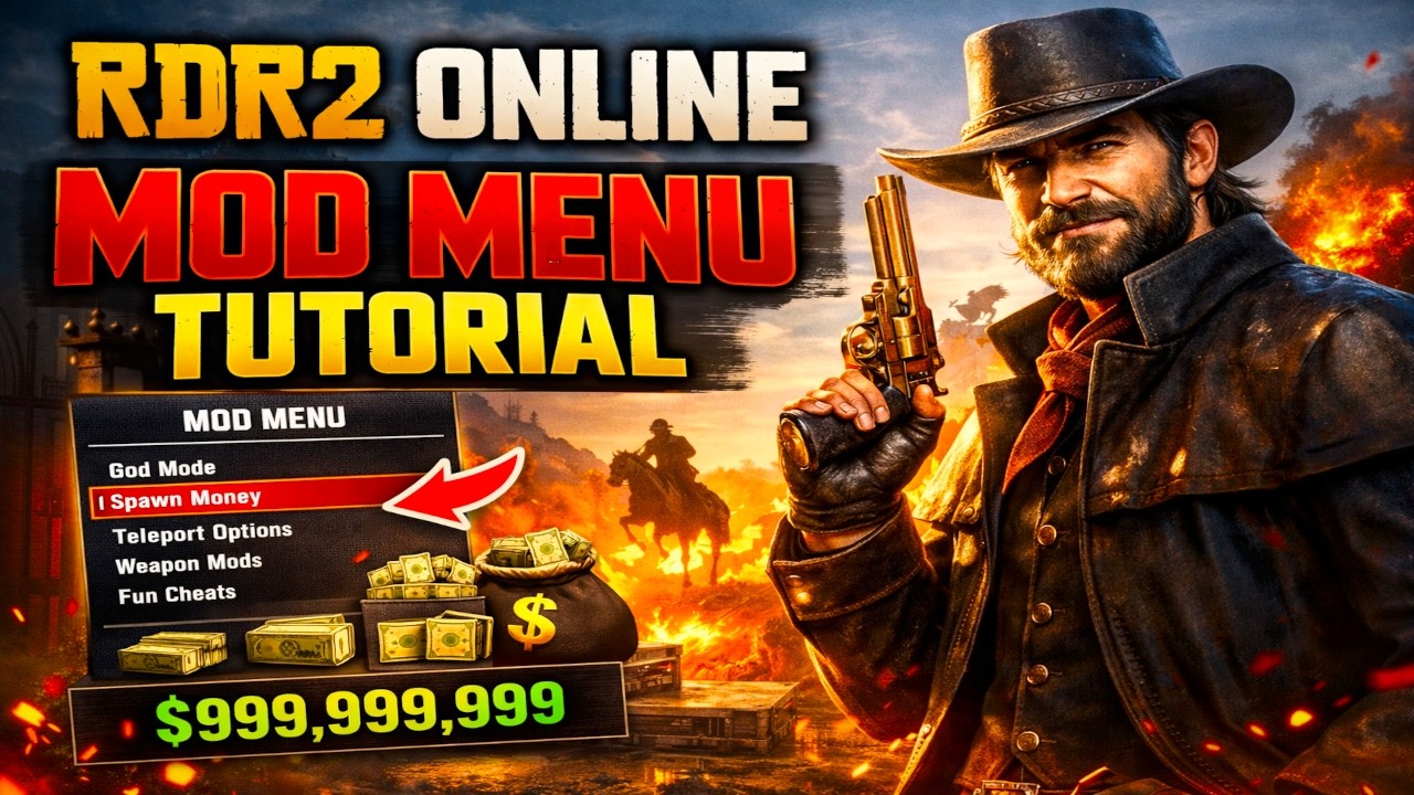 Red Dead Redemption 2 Online FREE ModMenu Tutorial (2026) - YouTube