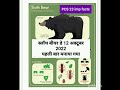 Sloth bear day #uppcs #upsssc #geography #upsc #wildlife