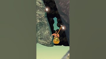 Getting over it how to cross devil chimney rajat way to reach top #gettingoverit #shorts