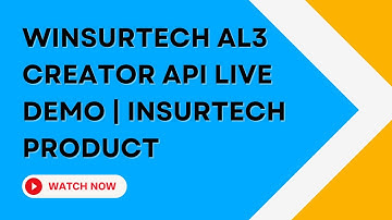 WinsurTech AL3 Creator API Live Demo