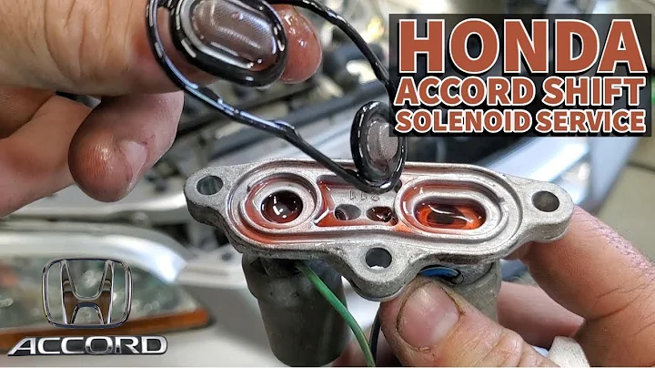 Honda Accord Automatic Transmission Shift Solenoid Service & Fluid Change