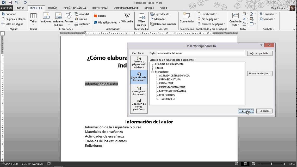 Portafolio Electrónico con Office Word YouTube