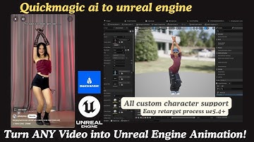 Create Unreal Engine Animations from Videos with Quickmagic AI | Step-by-Step Guide