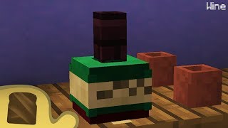 Minecraft | How to make a Bottle of Wine