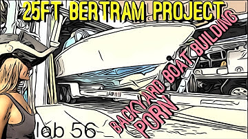 BOAT BUILDING PORN - 25ft BERTRAM PROJECT - blob 56 - FREE BOAT BUILDING PORN