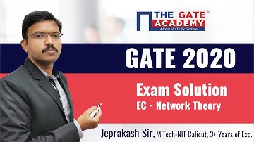 GATE 2020 Answer Key with Solutions for ECE Paper – Network Theory (Memory-Based, 4Qs)