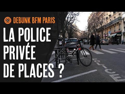 Analyse d'un reportage de BFM par Altis Play :  des parking vélos empêcheraient les policiers de se garer.
