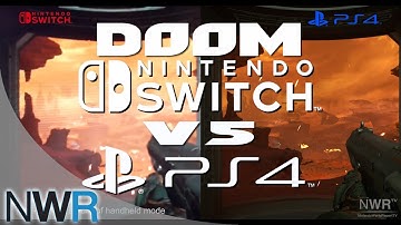 DOOM Switch VS PS4 Comparison (New Gameplay)