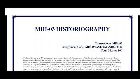 mhi 3 solved assignment 2023-24 /IGNOU mhi 3 solved Assignment 2023-24 /pdf Watsapp 8228091239