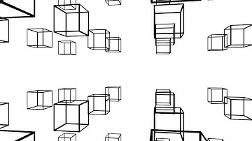 30 minutes cube rotation on y-axis and y-pos move(For background, study, and anything else)
