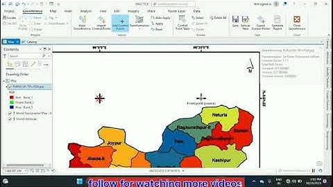 georeferencing in ArcGIS Pro.