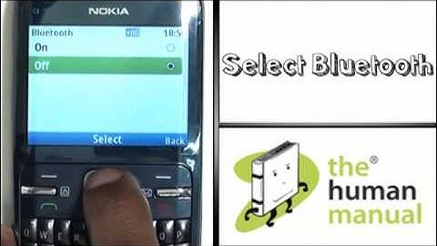 Activating bluetooth | Nokia C3 | The Human Manual