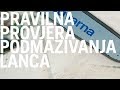 Pravilna provjera podmazivanja lanca na pili