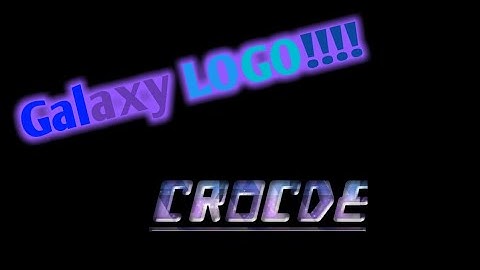 Intro with new Galaxy LOGO!!!!!