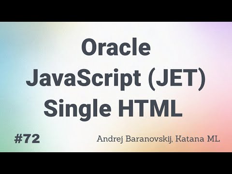 Oracle JavaScript (JET) UI rendered in single HTML file