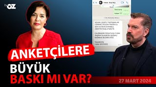 KONDA anket açıklamıyor, Hakan Bayrakçı yeniden araştırma yapıyor.