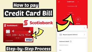 How to pay credit card bill scotiabank app | Scotiabank Credit card Bill Payment | Credit Payment screenshot 5