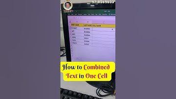 How to Combined Text in One Cell || Combined Text IN Shortcut Way in Excel Sheet  #explore