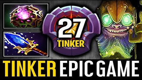 MASTER TIER Tinker level 27 Intense Battle vs Morphling God ! Dota 2 7.28c Tinker Gameplay.