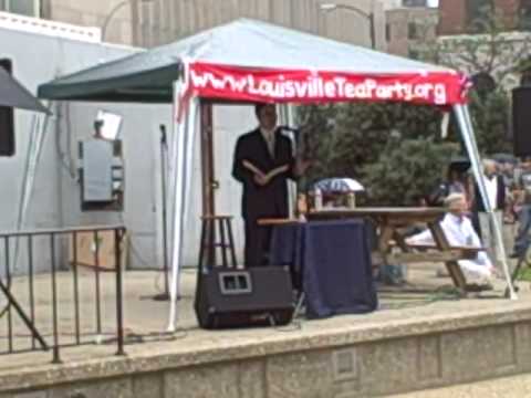 Ron Seiter Speaking at Louisville July 4th Tea Party
