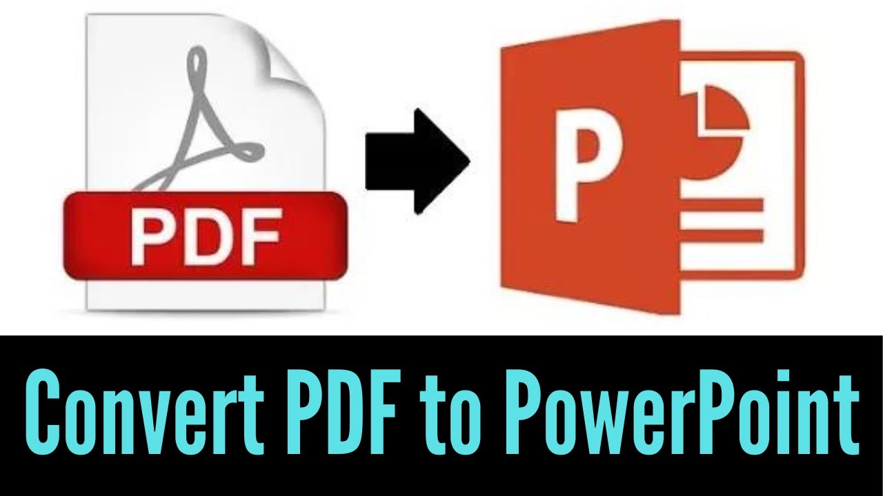 how to convert a pdf back to a powerpoint presentation