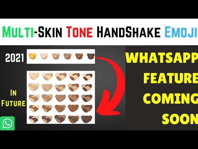 Multi-skin toned handshake emoji coming to Apple and Google in 2022
